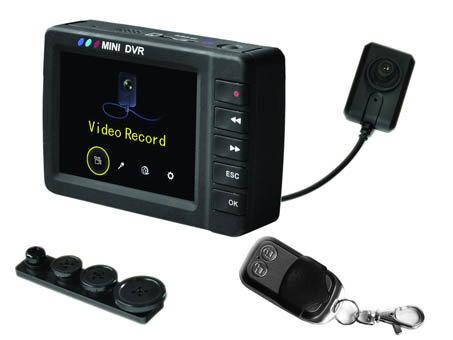 2.5inch LCD DVR Mini CCTV Video Camera Recorder Remote WE5